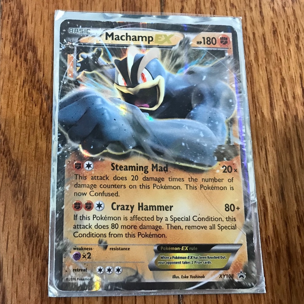 MACHAMP EX Pokemon card